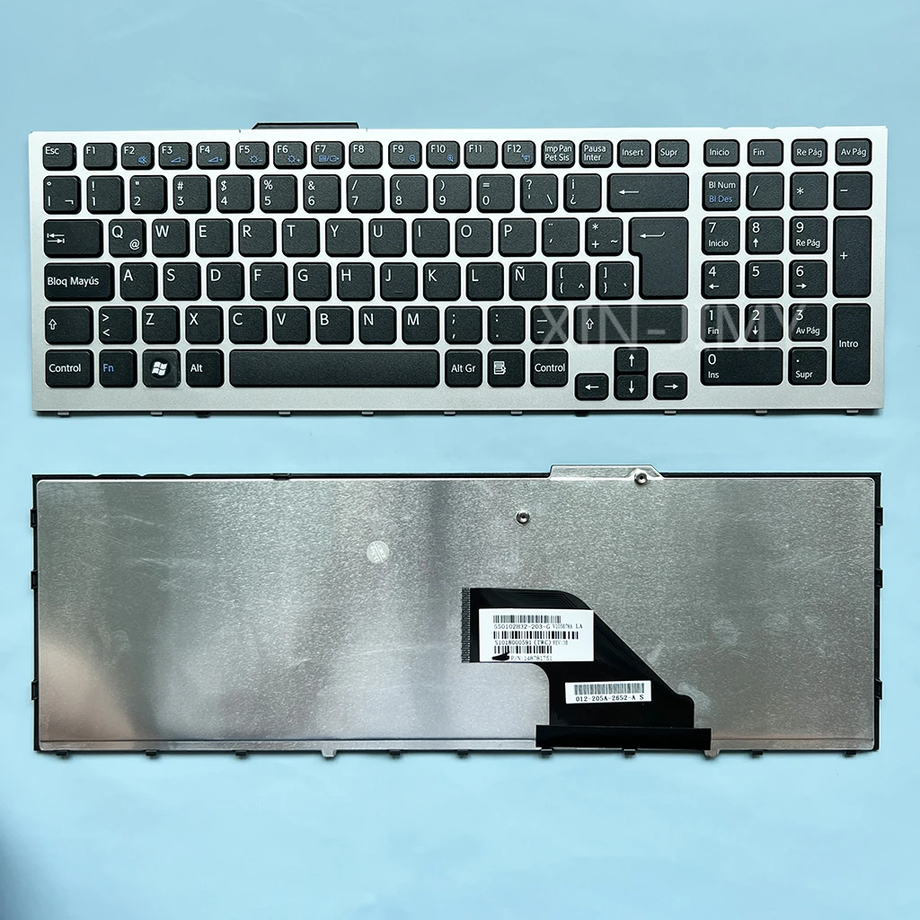 

F11 Latin SP Keyboard For Sony Vaio VPC-F11 VPC-F12 VPC-F13 F136 F138 F117 F170 F119 V105678A LA 148781751 Laptop With Frame