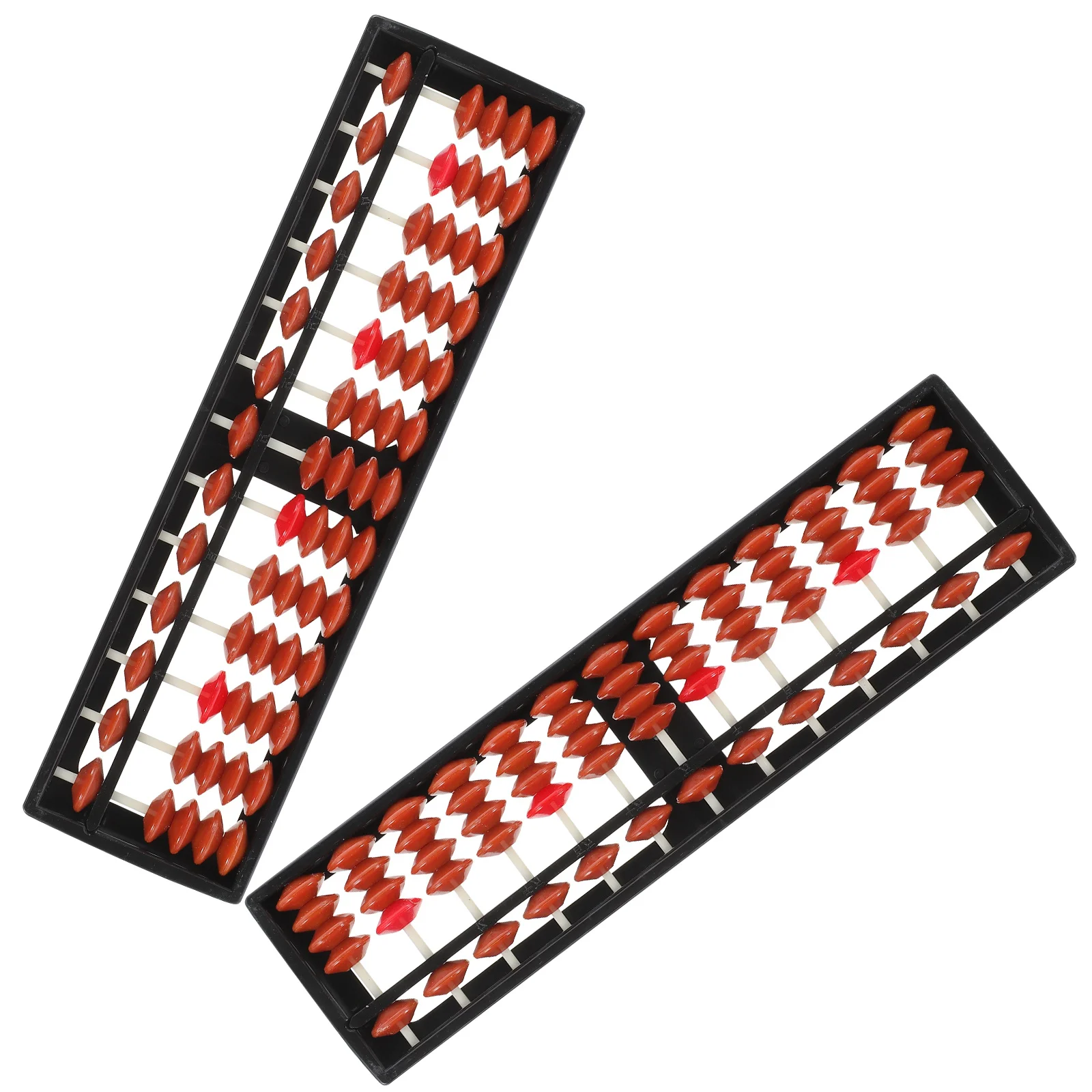 

2pcs Chinese Abacus For Educational Arithmetic Lightweight Student Calculating Tool Kindergarten Math Learning Aid Abacus