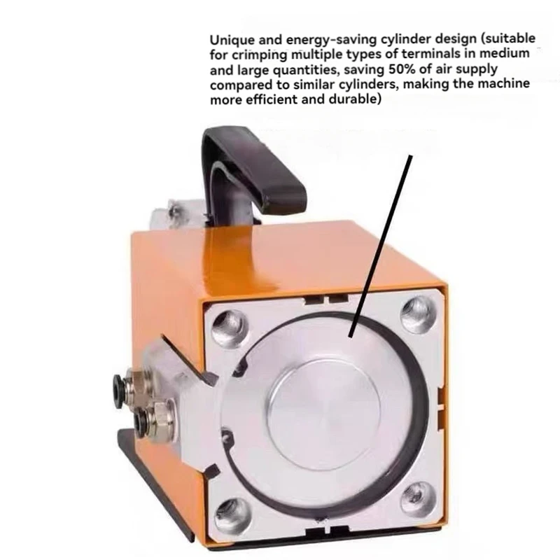 AM-10 Pneumatic Terminal Crimping Machine  Insulated Tube Terminal Crimping Tool Air Powered Wire Terminal Machine