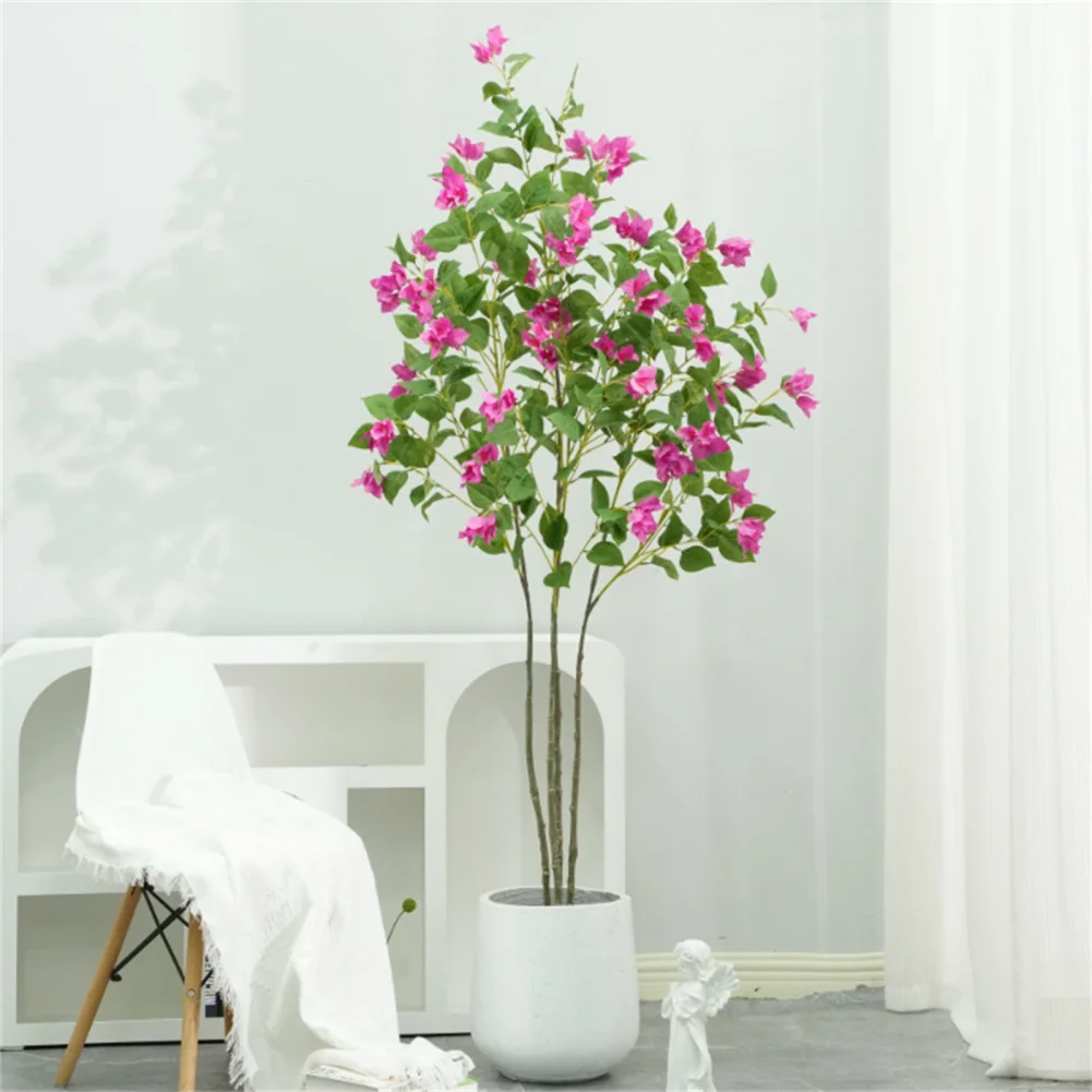 Imagem -02 - Árvore Bougainvillea Artificial Planta Verde com Ramos e Hastes Dobráveis Decoração Atmosfera Estúdio de Fotografia 6ft 180cm