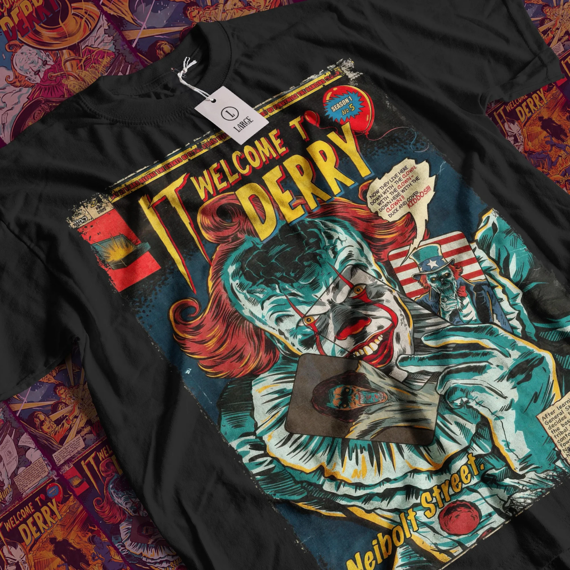 Camisetas estéticas de la película La bienvenida a Delhi: camisetas con estampado de película de terror retro para hombres y mujeres