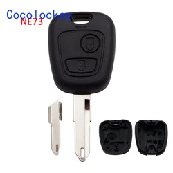 Cocolockey Replacment Key Shell for Peugeot 106 107 307 206 207 306 406 407 for Citroen C1 C2 C3 C4 Saxo Xsara Picasso Berlingo