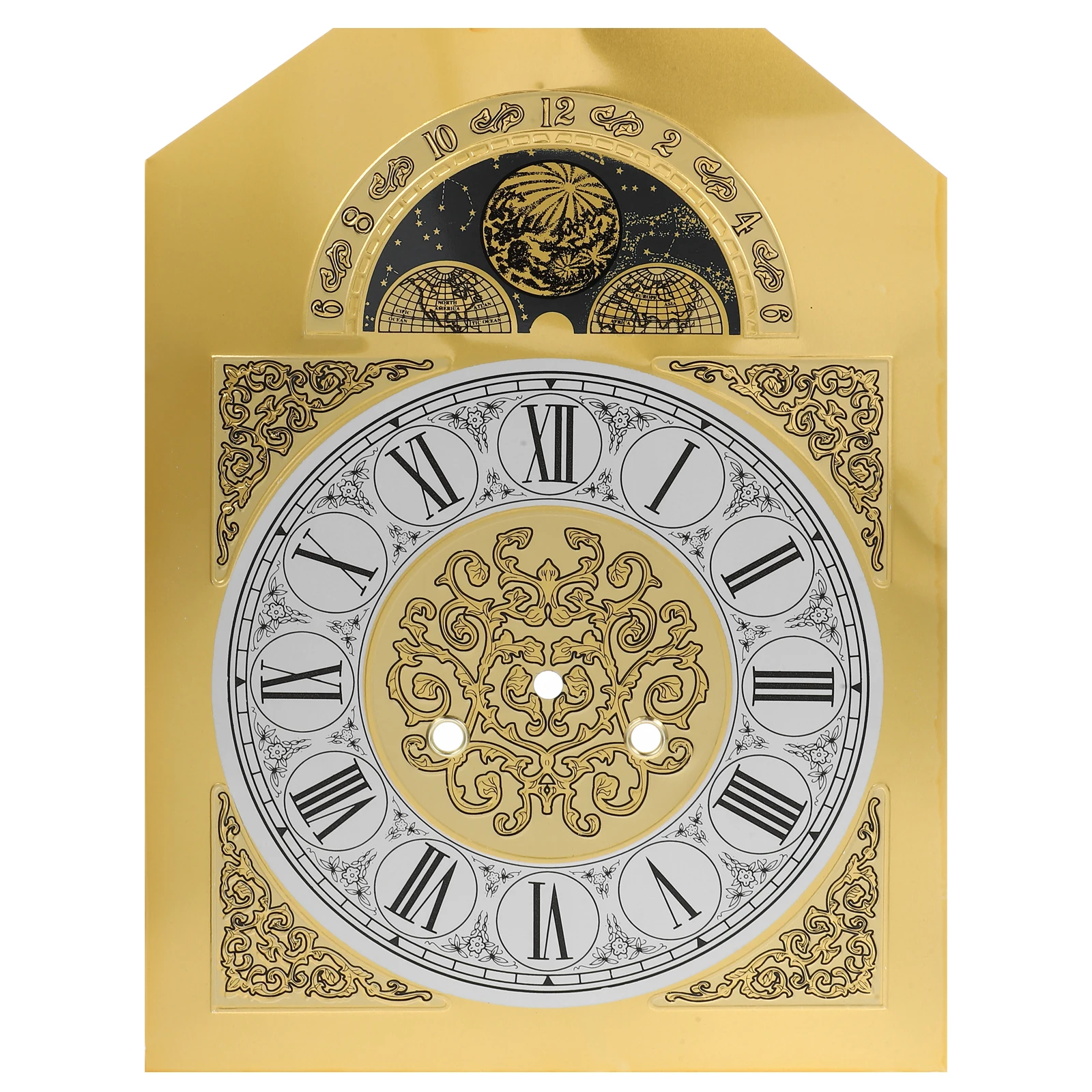 

Clock Movement Metal Wall Watch Face Plate Replacement Arabic Numerals Quartz Arabic Numerals Clock Mechanism Dial Home Decor