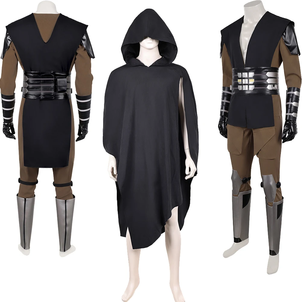 

Maul Cosplay Costume Cloak Movie Space Battle Lord Roleplay Samurai Clothes Outfits Uniform Halloween Carnival For Adult Men