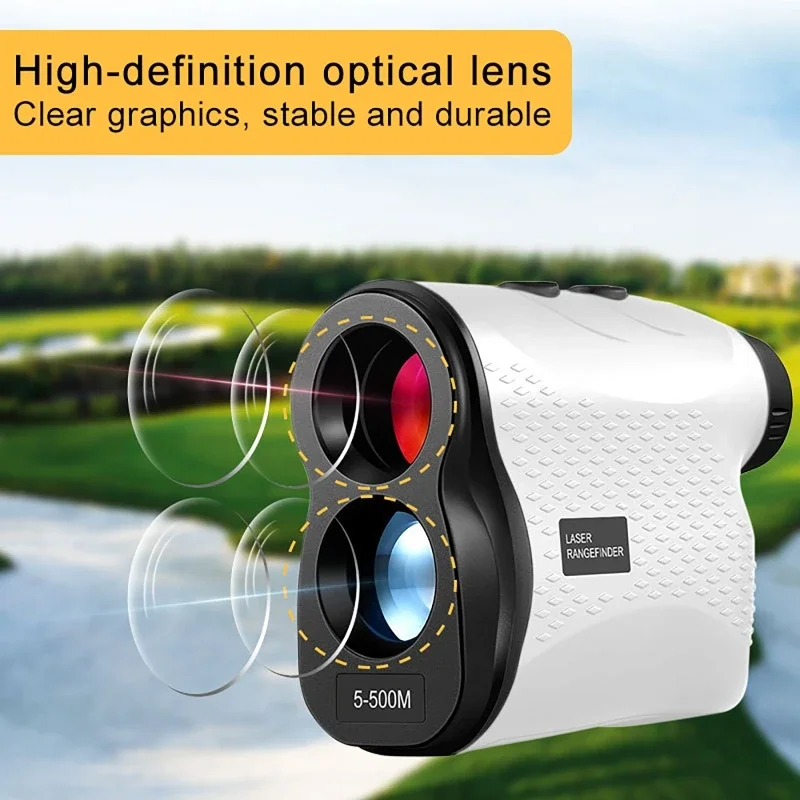 

Handheld 6X Golf Rangefinder Telescope Measuring Instrument Multifunctional Portable Laser Altimeter for Golf Sport Hunting