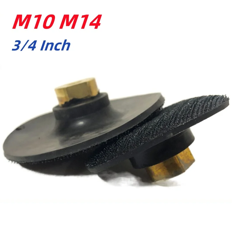 3/4 Inch Angle Sandpaper Self-adhesive Disc M10 M14 Rubber Based Back Pad For Polishing Backer Pads