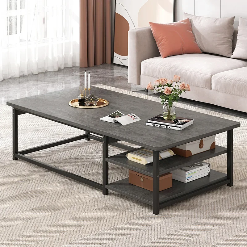 Living room small apartment, household coffee table, tea table Nordic, Italian rectangular simple