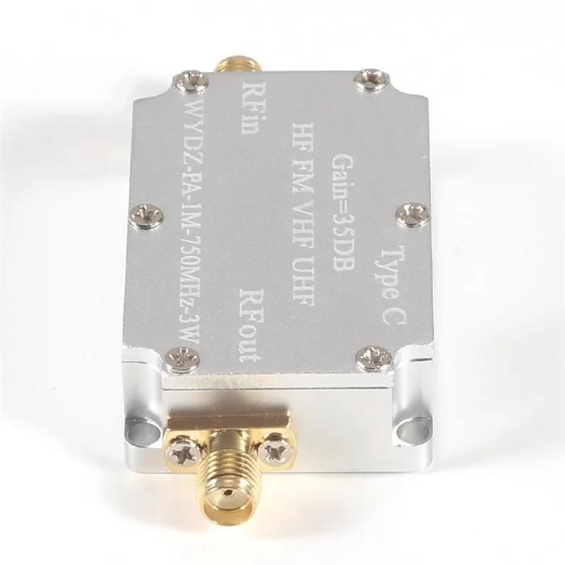 ABGI-FM الارسال 1-750Mhz 3W النطاق العريض RF مكبر كهربائي ل VHF UHF FM للراديو على الموجات القصيرة أجهزة الاتصال اللاسلكي