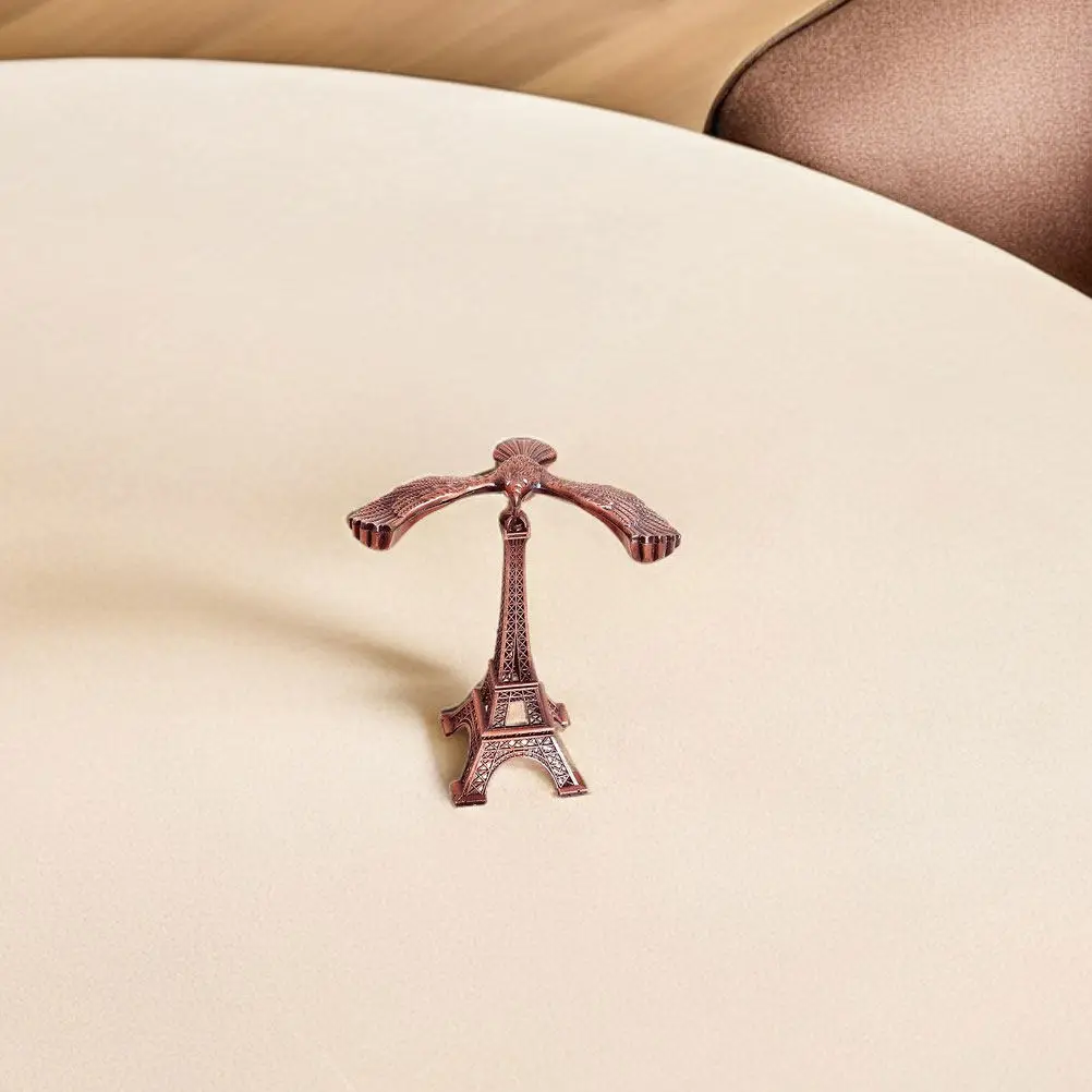 Balancing Eagle Eiffel Tower Alloy Sculpture Desktop Home Office Decor Tabletop Bookshelf Decoration Art Craft Symbolizing