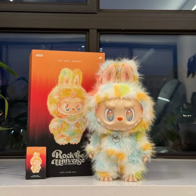 

Официальные коллекционные фигурки POP MART Labubu Front High Energy Series Rock Room Decoration, большие куклы-игрушки, подарки на Новый год, сюрприз-подарки