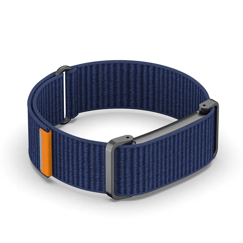 Gewebtes Nylon-Geflecht-Sportarmband für Google Fitbit Air, dehnbar, leicht, atmungsaktiv, verstellbares Schlaufenarmband.