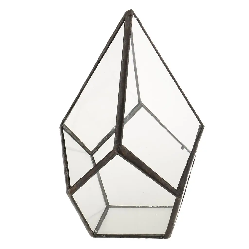 Modern Glass Succulent Planter Greenhouse Decorative Flower Vase for Gardening Supplies and Home Decor