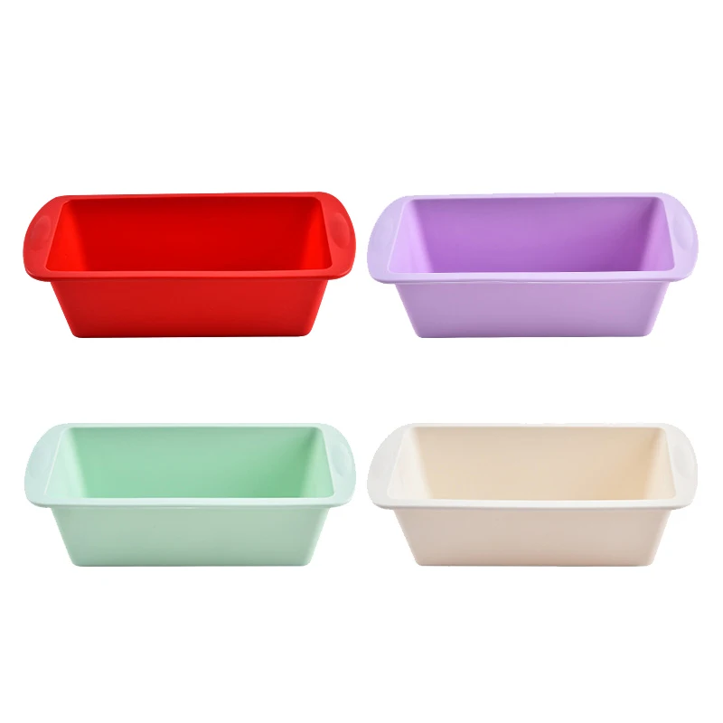 DIY Non-Stick Silicone Easy Release Cake Pans Pastry Tools Mould Rectangle Bread Toast Baking Molds Kitchen Cooking Tool