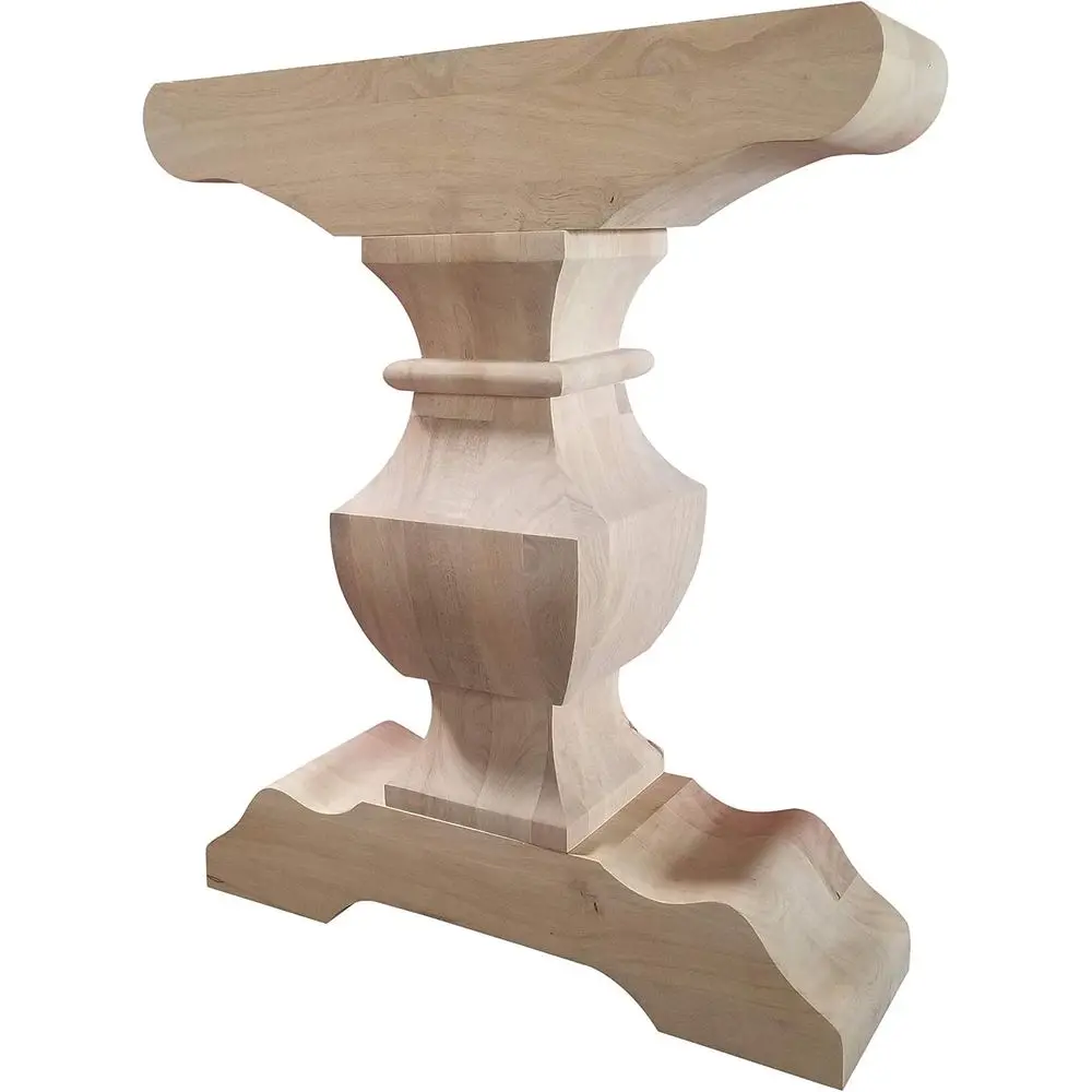 

Solid Hardwood Single Pedestal Table Base (P02)