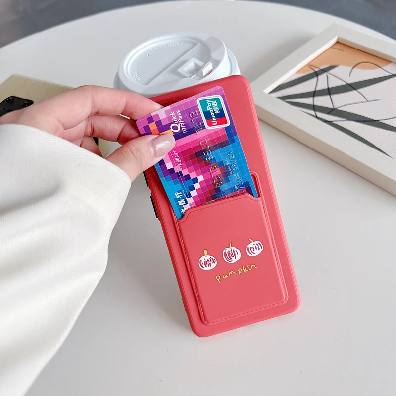 Xiaomi用カードホルダー付き漫画電話ケース,x3,nfc,x3,pro,x4,m4,prof3,x2,m5,x3,x4,gt,poko,x3pro,g,5g