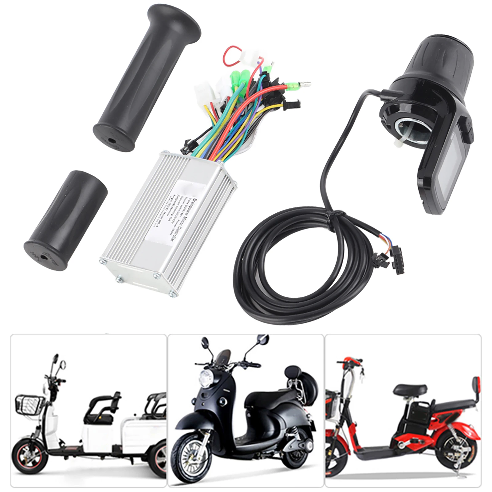 36/48V 250/350W Universal Electric Bicycle Electric Scooter Controller LCD Split Meter