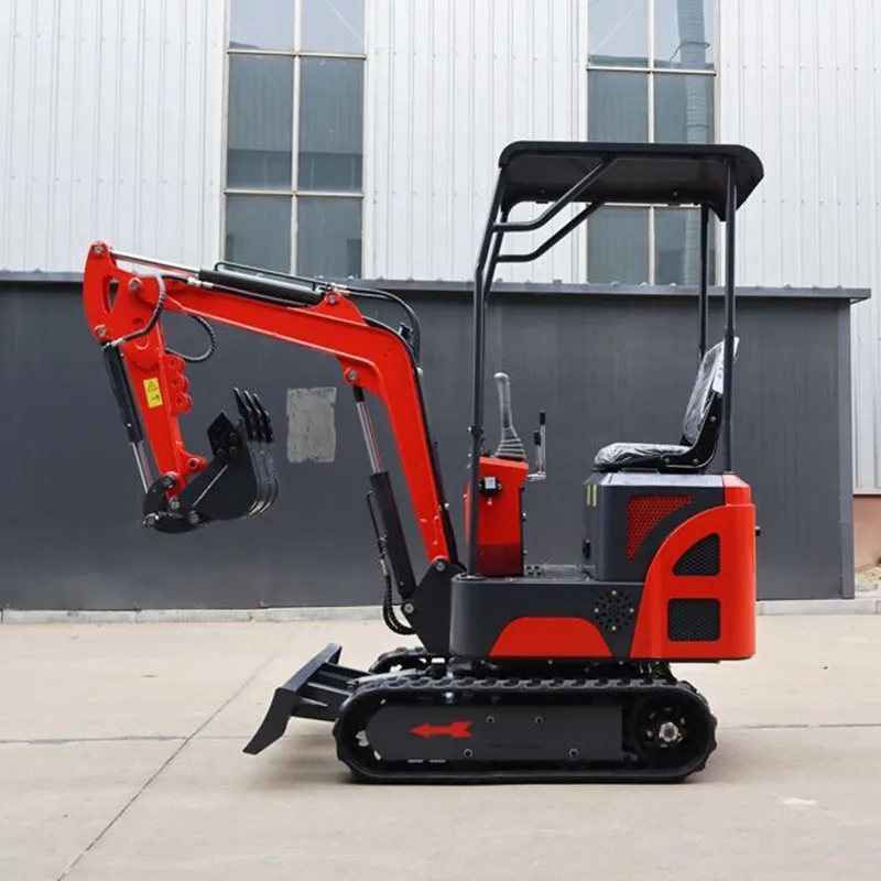 포크레인 농기구굴삭기 Farm Digger 1Ton Hydraulic Mini Crawler Excavator Small Digger Farm Garden Construction Desilting Machine