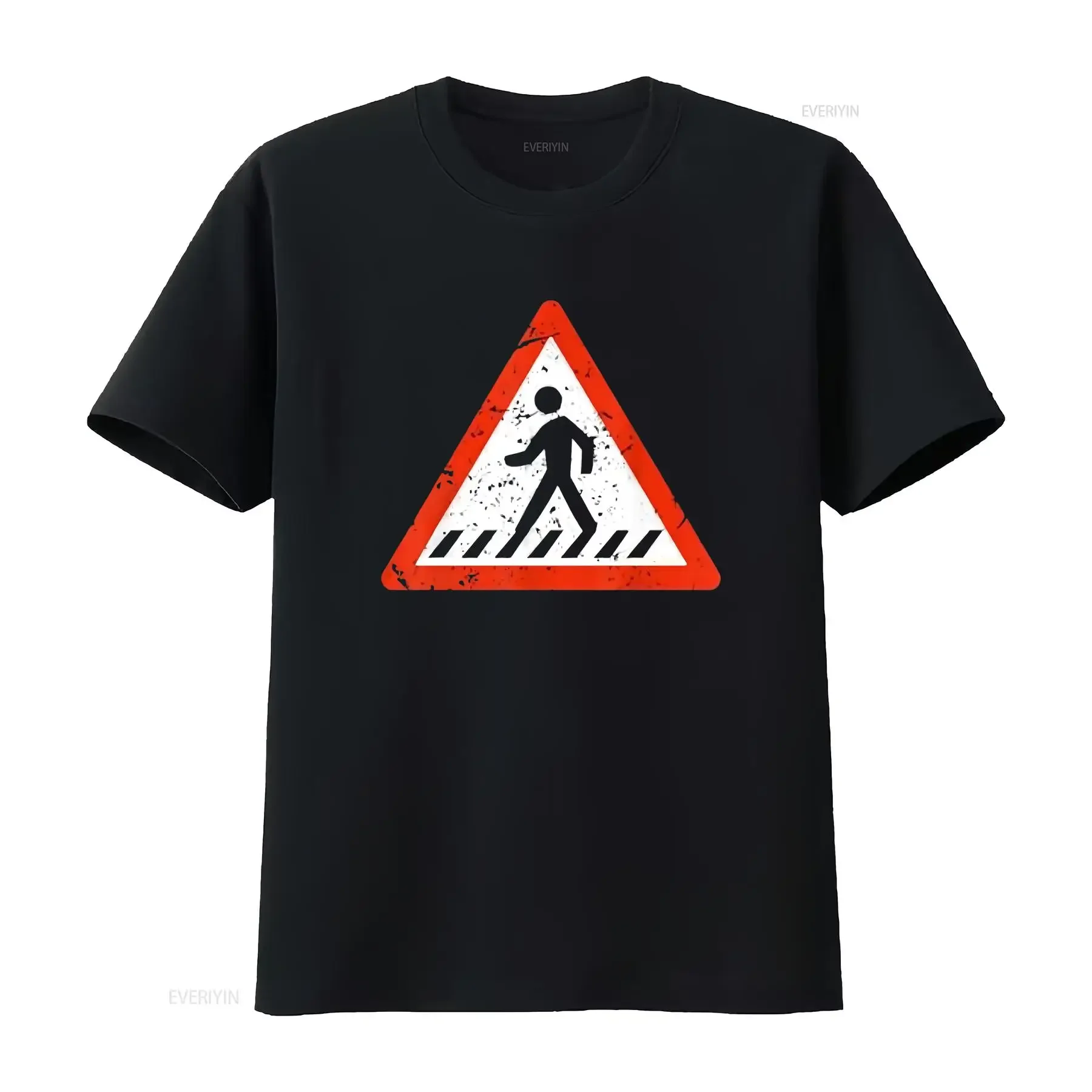 Road Signs Funny Traffic Halloween Costume Party T shirt vintage Washed Soft designer clothes Versatile Top For Everyday Wear