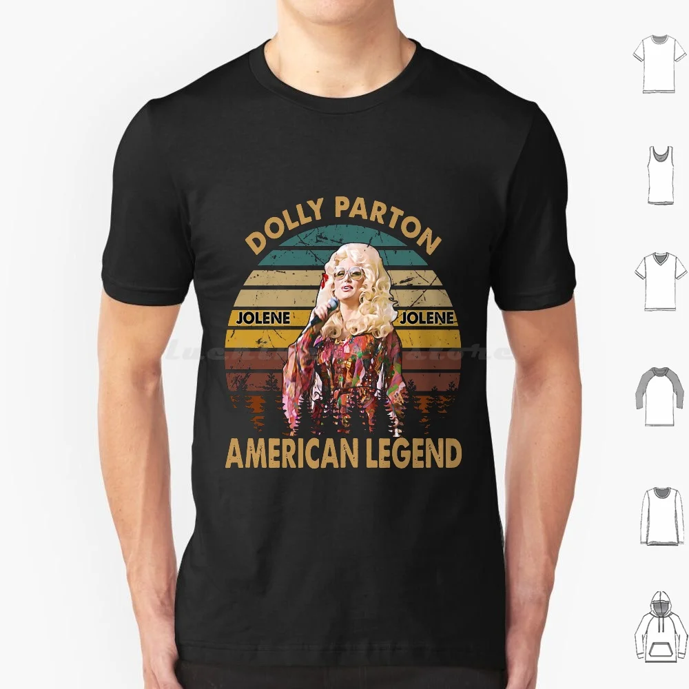 American Legend Flag Dolly Gift Parton For Lovers T Shirt Big Size 100% Cotton What Would Dolly Do Vintage Parton Dolly Parton