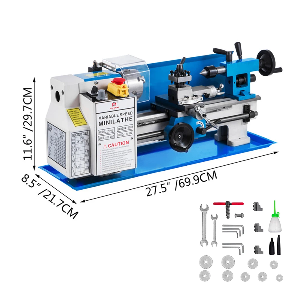 

Direct Selling 0618-3B Precision Benchtop mini metal milling lathe