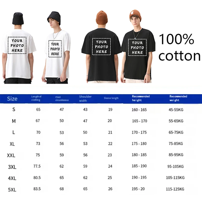 Custom-made men's T-shirts are suitable for team gatherings, gyms, and sports cotton round-neck short-sleeved shirts view 6