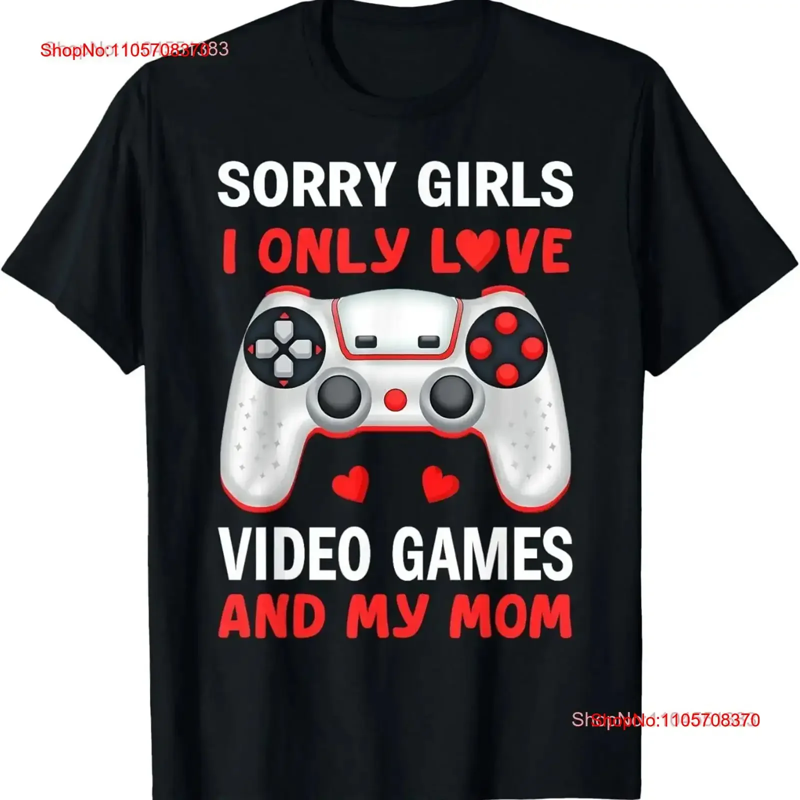Valentines Day boys kids son Video Games funny gamer hearts T Shirt vintage Washed Slightly designer clothes Stylish