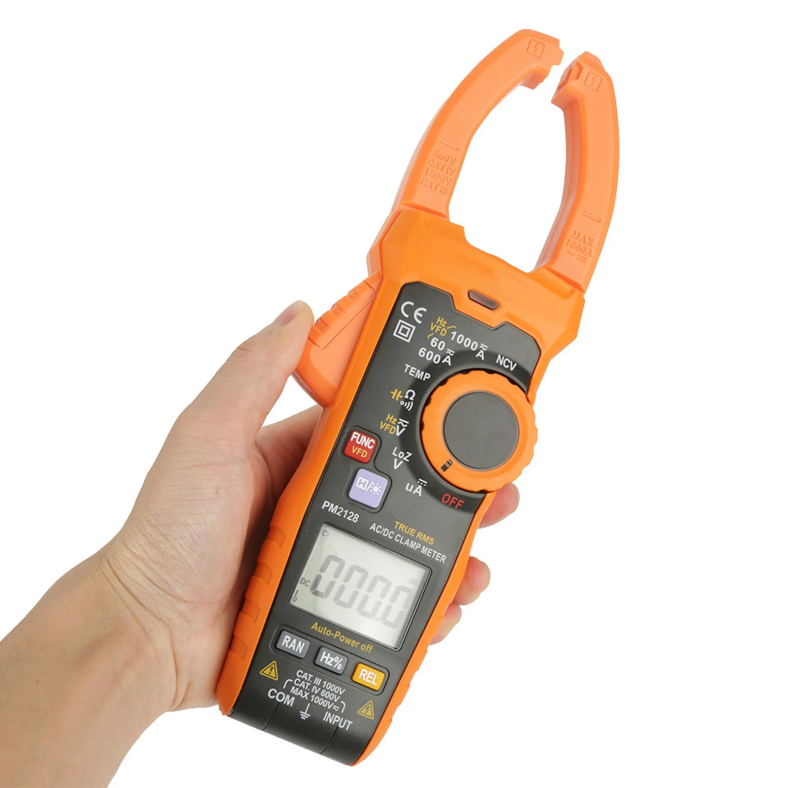 

Измерительные клещи переменного/клещи PEAKMETER PM2128 Ручные цифровые клещи переменного/напряжения и тока, сопротивление, емкость, цифровые клещи