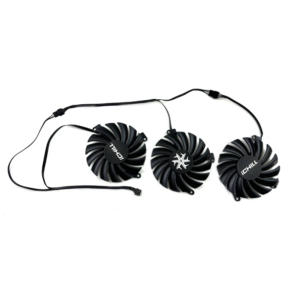 1SET CF-12915S RTX 3080 3070 ICHILL X4 GPU Fan，For INNO3D RTX 3080、RTX 3080 TI、RTX 3090 iCHILL X4 Video card cooling fan