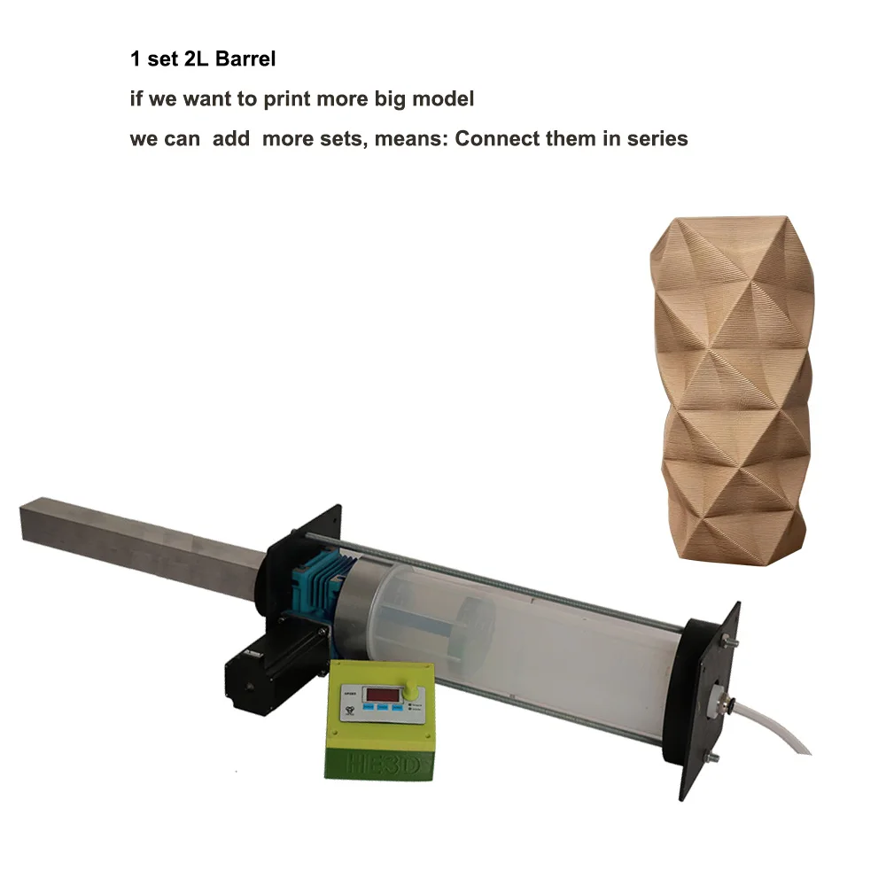 

3D Pottery Clay Ceramic Printer upgrade DIY kit 2L professional version ceramic big volume clay printing