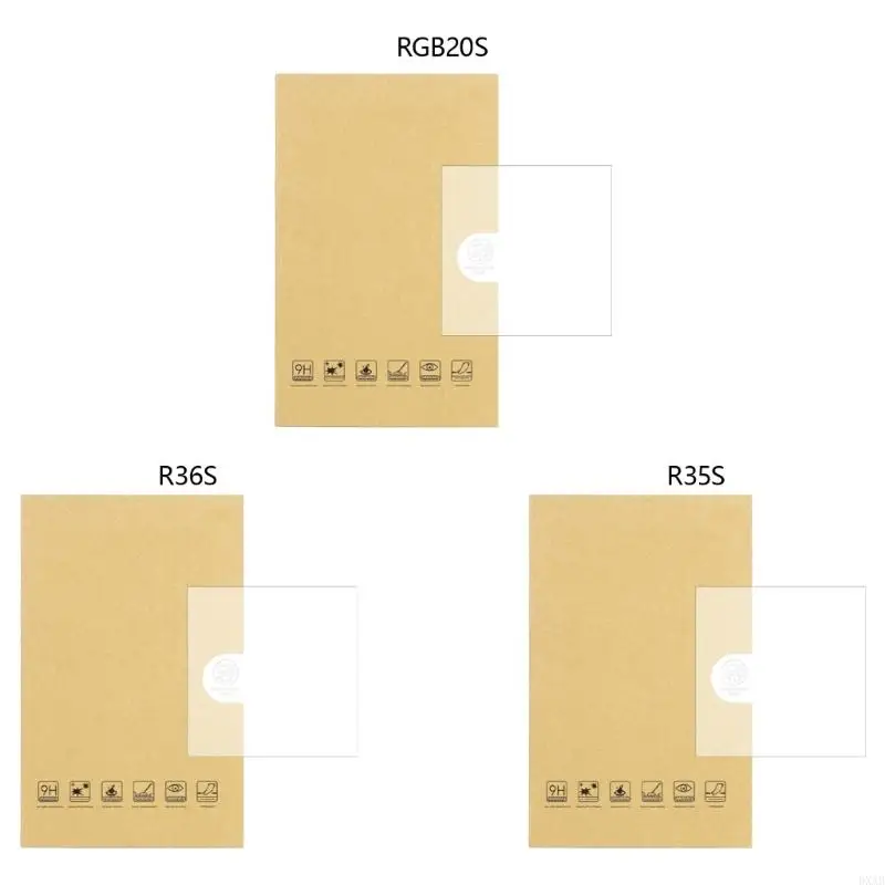 DXAB Tempered Glass Screen Protector Cover Clear Film für RGB20S R36S R35S -Konsole