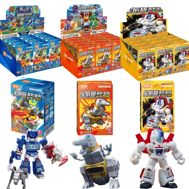 Blokees التحول أوبتيموس برايم موجة الصدمة Soundwave نحلة هوت رود عمل نموذج لجسم صندوق أعمى بنة هدية طفل