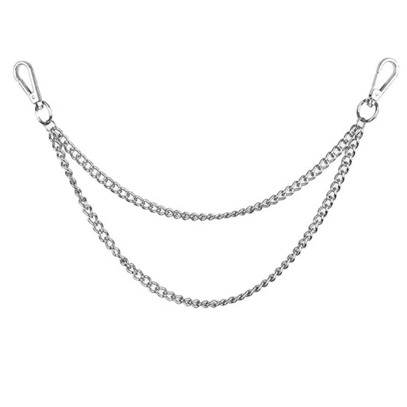 

Metal Wallet Chain Pants Chain Pocket Chain with Lobster Clasp Keyring for Belt