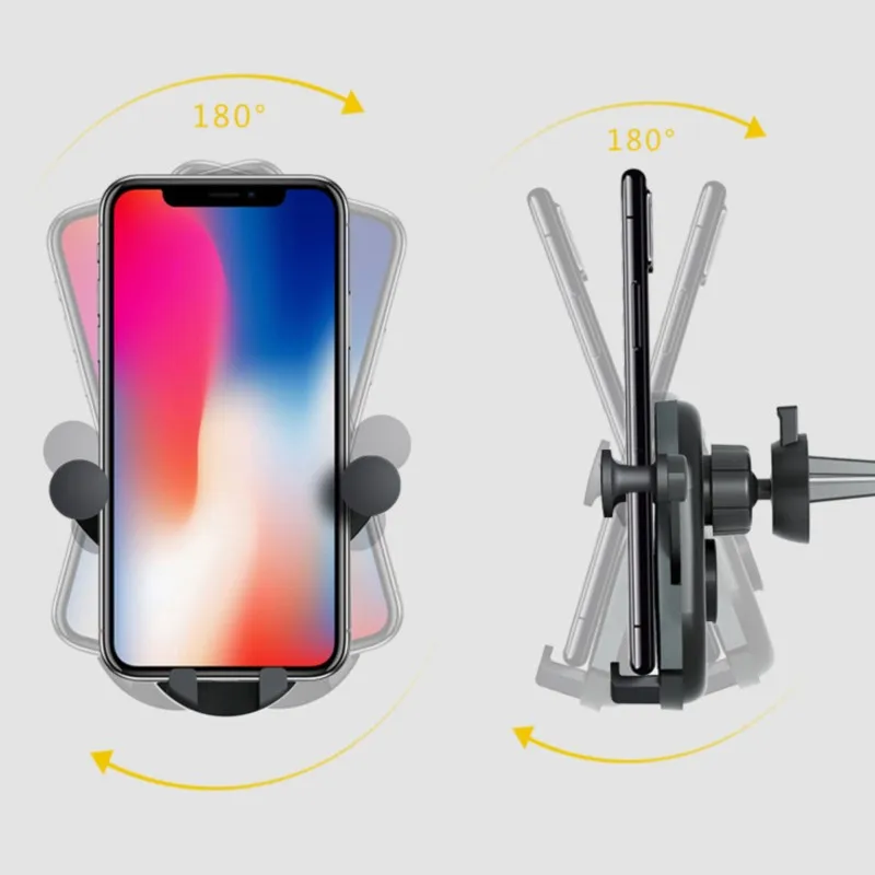 New Universal Gravity Mobile Phone Holder Lazy Multifunctional Car Air Outlet Car Aromatherapy Portable High-end Design Holder