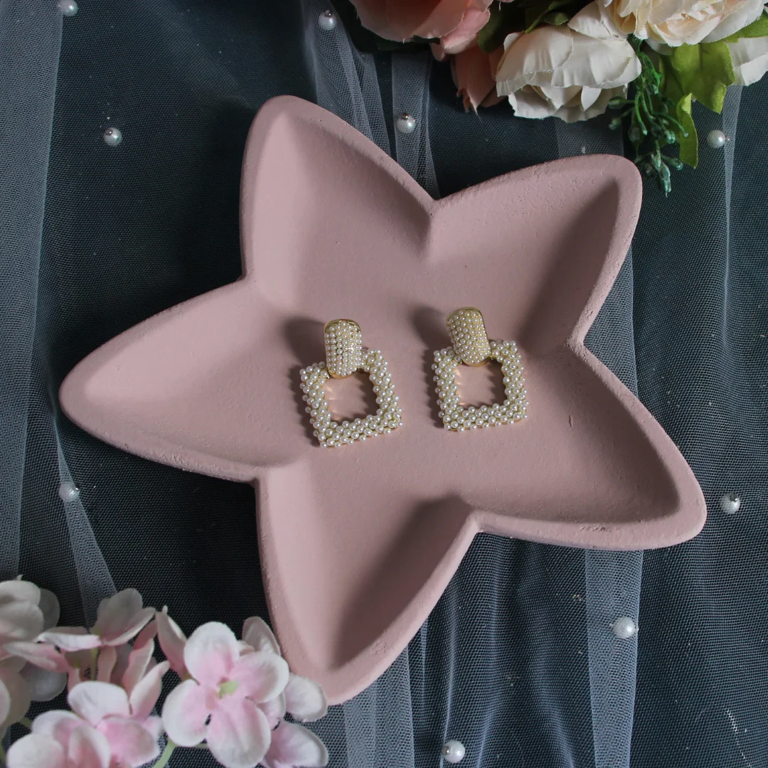 Wooden Star Tray Cute Shaped Jewelry Dish Multifunctional Photography Prop Ideal for Jewellery Storage And Display