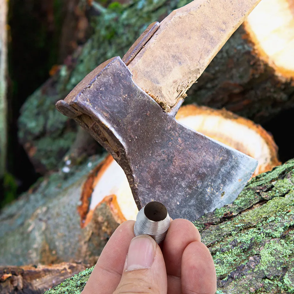 15Pcs Axe Handle Wedges Metal Hammer Wedge Kit for Wood Splitting Farming Tool Reinforcement Safety Round Handle Accessories