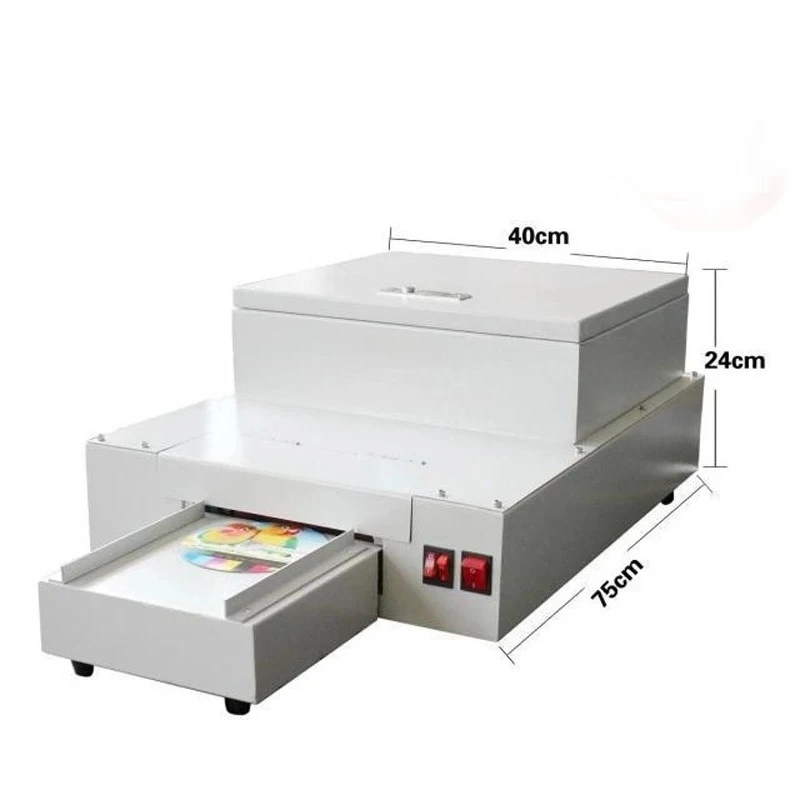 1PC CD DVD UV Coating Machine 220V Desktop UV Coater, CD Laminating Machine