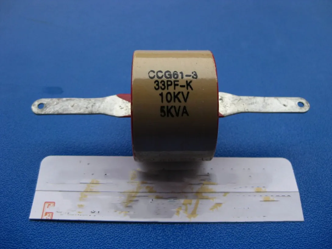 

CCG61-3 33P 33PF 33-K 10KV 5KVA Drum shaped high frequency high voltage ceramic capacitor