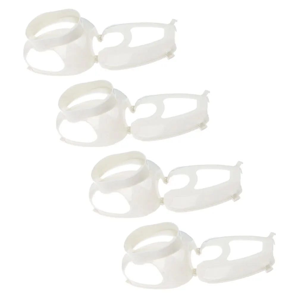 

4pcs Pigeon Retainer Bird Holder Feeder Cage Accessory Frame Plastic Medicines Device Portable Lightweight Injection Medication