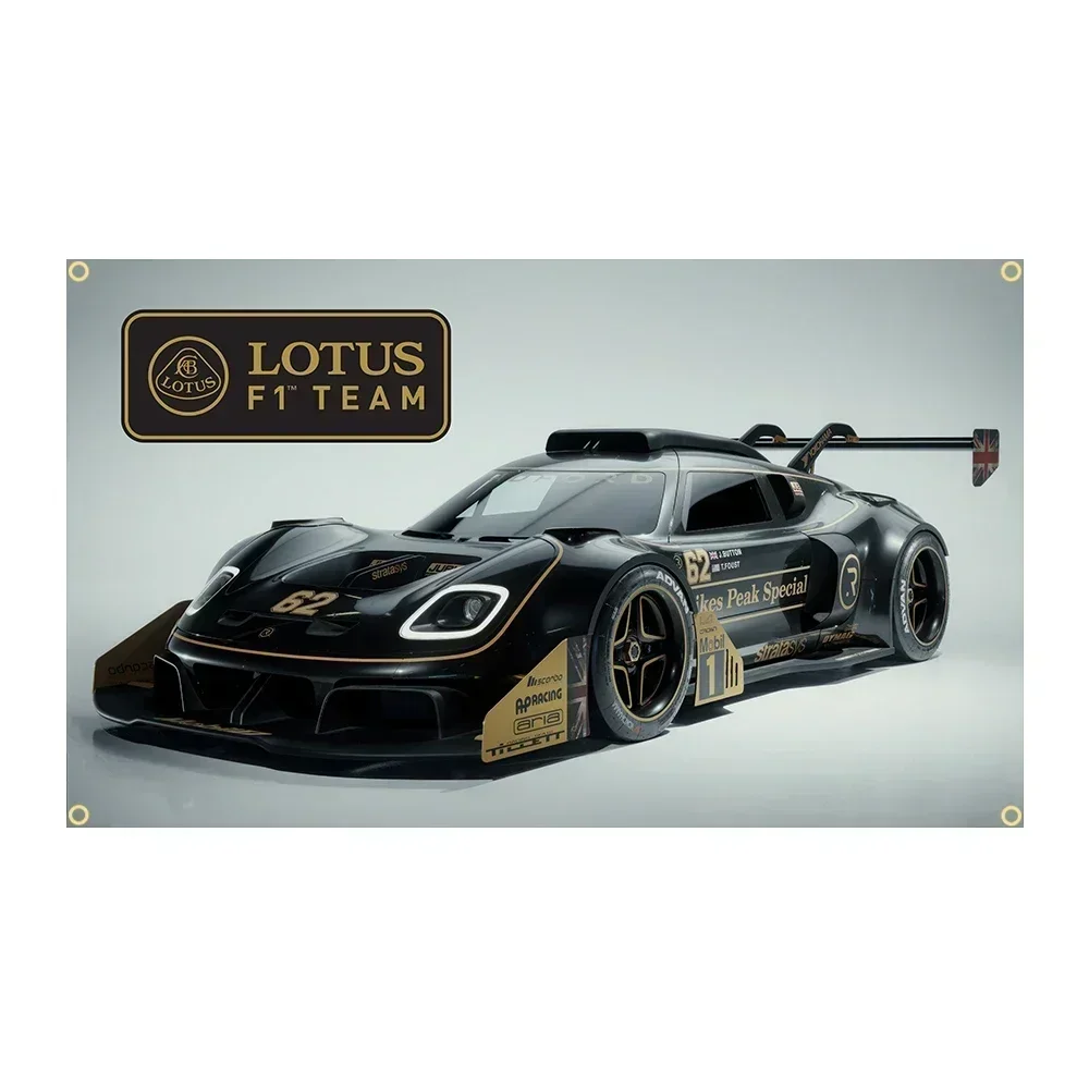 

3x5 ft banner Lotus Racing Car Flag Polyester Printed Banner Decoration Tapestry Banner For Decor