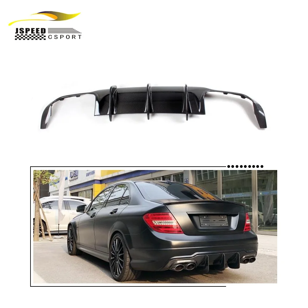 

Suitable for 2012-2015 Mercedes-Benz W204 C-Class sedan C63 AMG rear diffuser