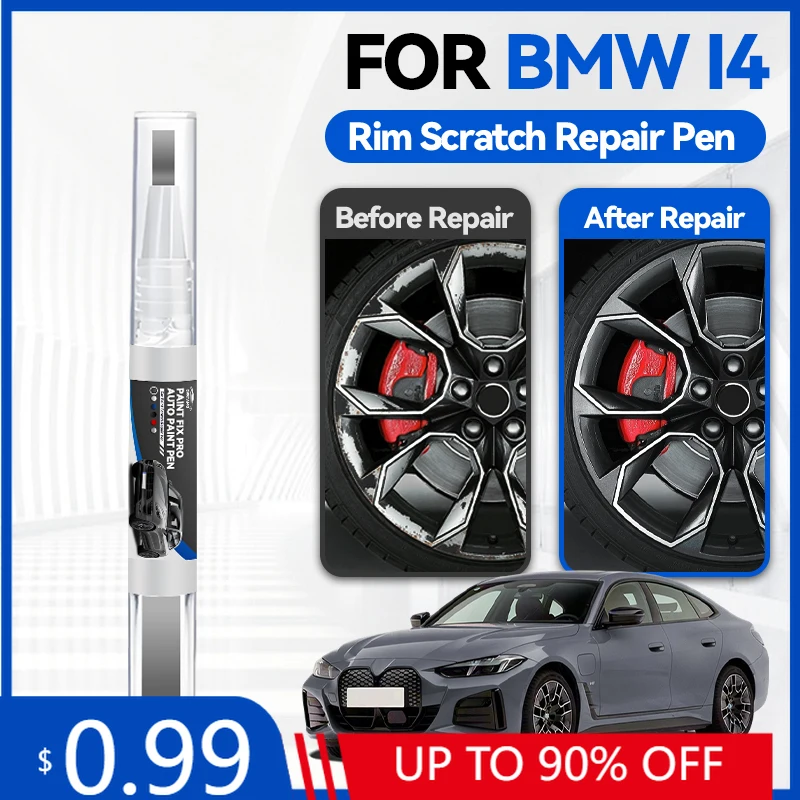 

Карандаш для подкраски колесных дисков BMW i4, набор для быстрого и простого ремонта царапин на колесах, краска для дисков автомобиля
