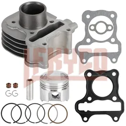 50CC Motorcycle 39mm Engine Cylinder Piston Gasket Kit Motor for Suzuki V50G TC Lest4 Address V50 UZ50 CA41A A50G 12111-32G01