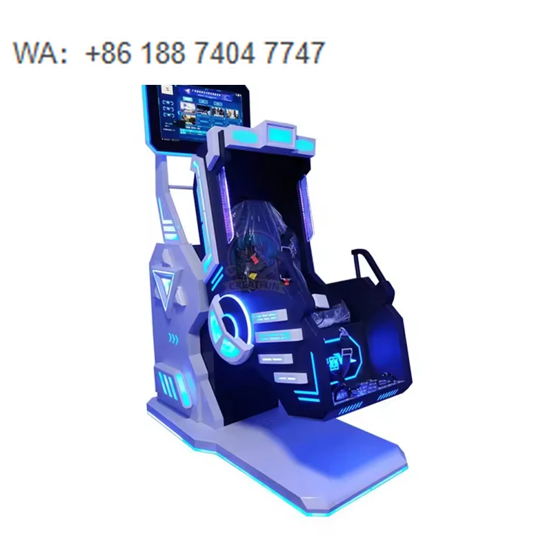 Máquina de Juegos de Simulación VR 360 a Precio de Fábrica, Realidad Virtual 9D con Rotación de 360 Grados para Otros Productos de Parques de Diversiones