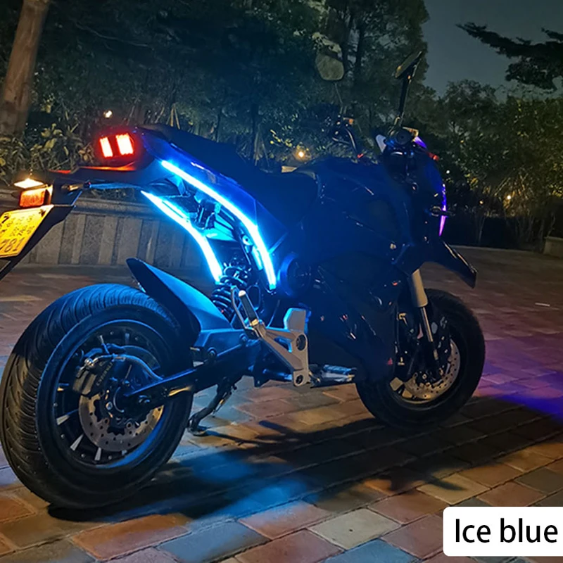 

2Pcs DRL Daytime Running Lights Tail light Newest Motorcycle LED Strip Flowing Waterproof Turn Signal lamp Car Style Accessories