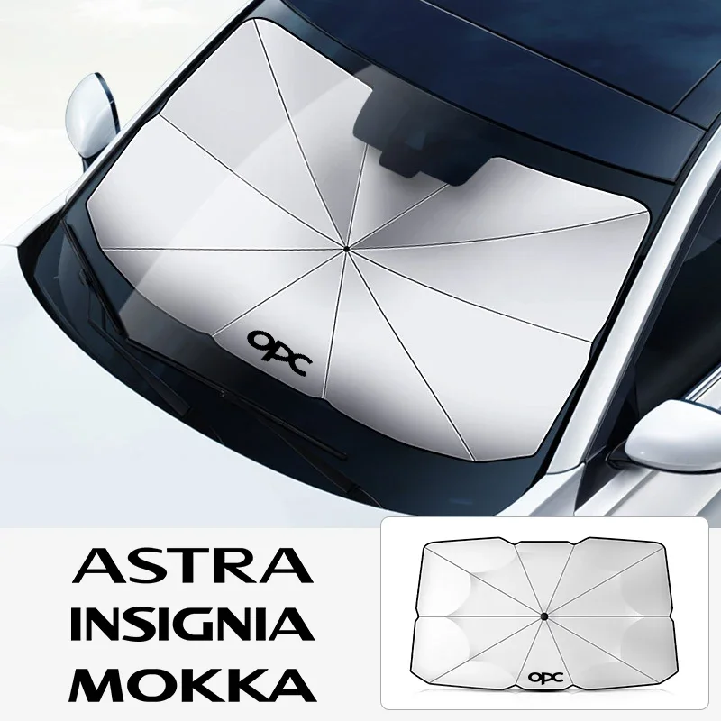 Car Front Shading Car Windshield Sunshade Umbrella For Opel OPC OPCline Adam ASTRA Combo CORSA Grandland INSIGNIA MOKKA Meriva