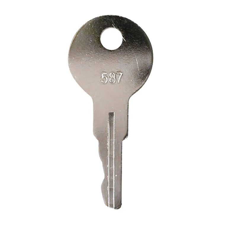 7012587 ELI80-0106 100Pcs 587 Ignition Key Compatible with JLG Industrial Construction Models