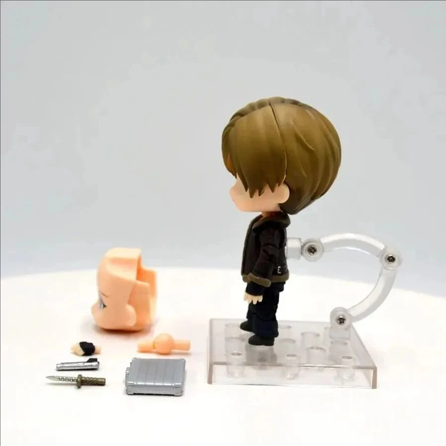 レオン・S・ケネディ Q バージョン 10 センチメートルアクションフィギュア - アニメ PVC デスクトップオーナメントグッズギフト男の子と子供の誕生日