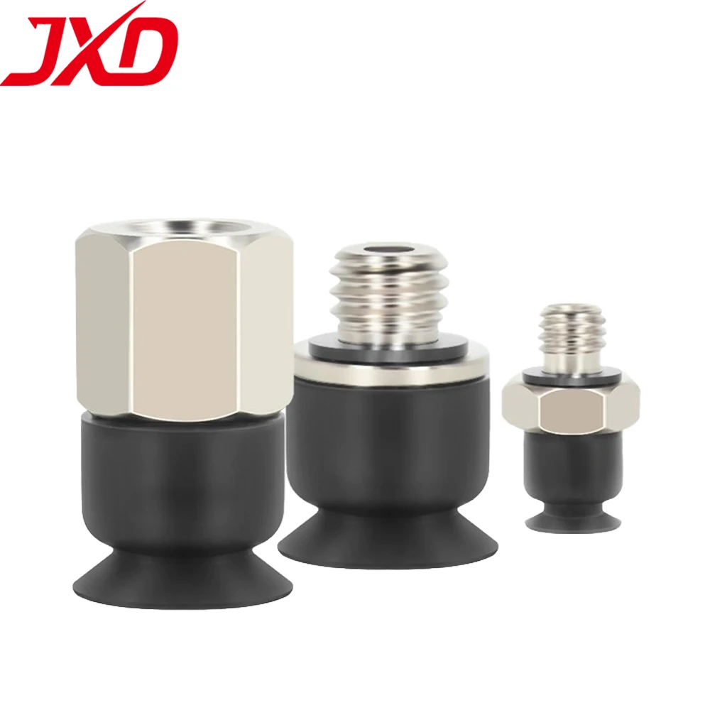 JXD SMC Vacuum Suction Cup Set ZP2-TB04/06/08/10/15/35MUGS/MUN-B5/H5 Round Soft Flat Type Anti Static Black Vacuum Sucker - Image 2