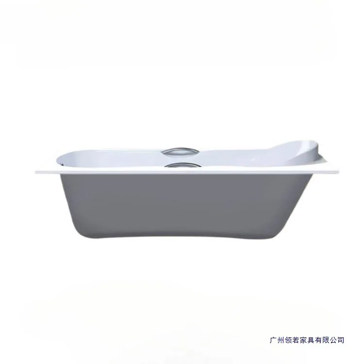 Embedded acrylic seamless integrated thickened home hotel B & B adult bathroom bathtub reclining type