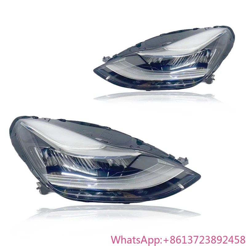 

For High Quality 6000K Cool White 12V Automotive Lighting System Original Headlights Model 3 for Cars 12-22 Years High-Equipped